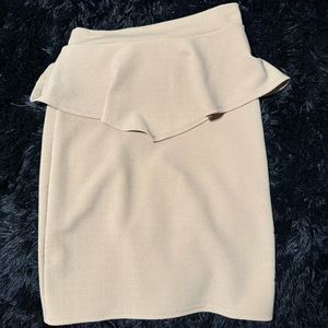 Beige Skirt